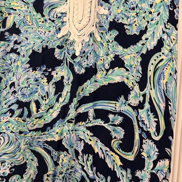 Lilly Pulitzer Madia Tunic Dress High Tide Scuba Doo NWT - Picture 3 of 8